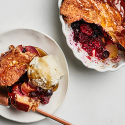Baked Cinnamon Toast With Fruit