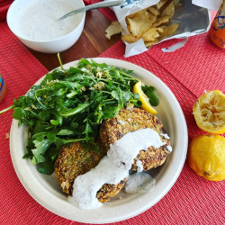 Cronchy Potato Chip Crusted Fish Cakes