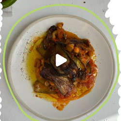 Courgette Chickpea Mozzarella Parmigiana