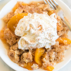 Peach Dump Cake