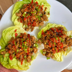 Teriyaki Chicken Lettuce Wraps
