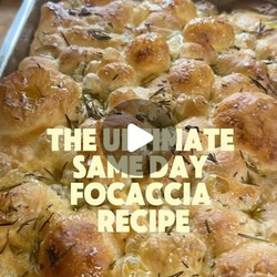 Same-day Focaccia Recipe