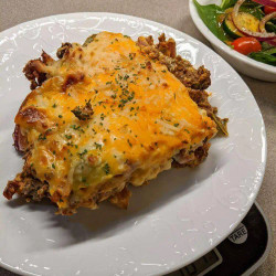 Low-carb Bacon Cheeseburger Casserole