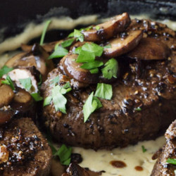 Filet Mignon With Mustard &amp; Mushrooms | Recipes