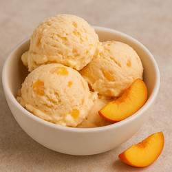 Peach &amp; Apricot Ice Cream
