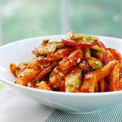 Ojingeo Muchim (spicy Squid Salad)