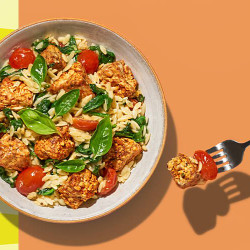 Smoky Tempeh Orzo