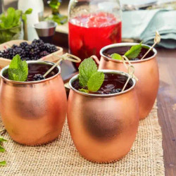 Blackberry Mint Mule