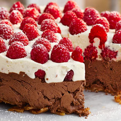 Chocolate, Hazelnut And Raspberry Torte