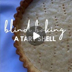 Blind Baking A Tart Shell