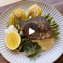 Pan-fried Barramundi With Dill &amp; Lemon Cream easy fish