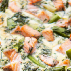 Quiche Met Zalm En Groene Asperges