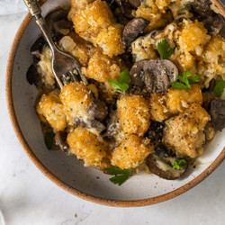 One Pot Mushroom Hotdish