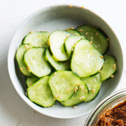 Kyuri-no-asazuke (quick Sesame Cucumber Pickles)