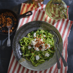 Tagliatelle Met Romige Spinaziesaus En Geitenkaas - Project Gezond