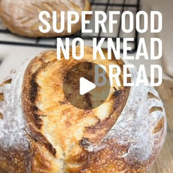5-minute No-knead Superfood Bread With Ginger, Chilli &amp; Turmeric