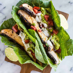 Harissa Portobello Mushroom "tacos"