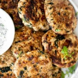 Mediterranean Chicken Patties