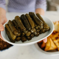 Lebanese Stuffed Grape Leaves Recipe (warak Enab)