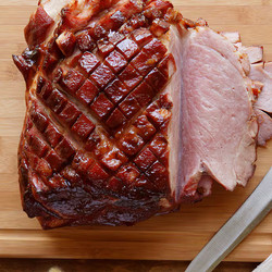Rum And Cola Glazed Ham