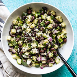 Cucumber And Black Bean Salad