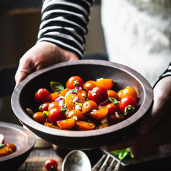 Tomato Salad With Basil And Balsamic