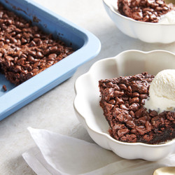 Fudgy Chocolate Dump Cake