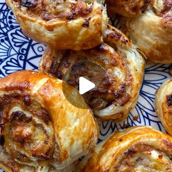 Cheesy Sausage Pinwheels