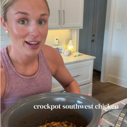 Crockpot Southwest Chicken Bowls