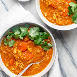 Red Lentil Chicken Soup