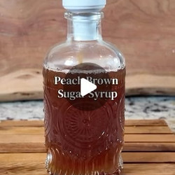 Peach Brown Sugar Syrup