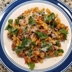 Italian Sausage and Red Sauce Pasta