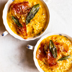 Roasted Kuri Squash Risotto
