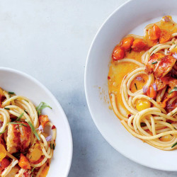 Spicy Lobster Pasta
