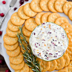 Cranberry Rosemary Cheese Spread