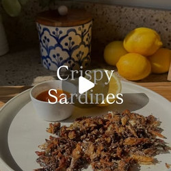 Crispy Sardines With Lemon Hot Sauce
