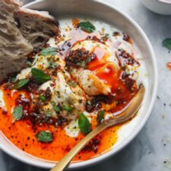 Quick Turkish Poached Eggs