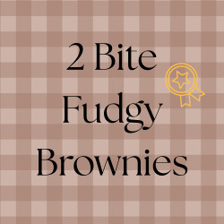 2 Bite Fudgy Brownies (Oil - Cocoa)