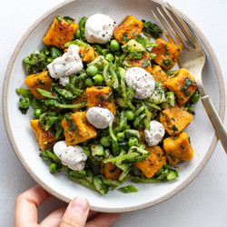 Crispy Gnocchi &amp; Cucumber Salad
