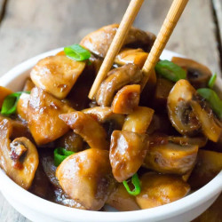 Stir Fried Asian Mushrooms Recipe