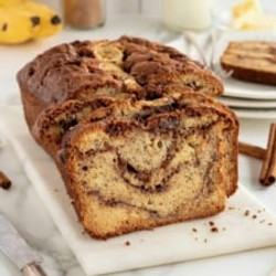 Cinnamon Swirled Banana Bread