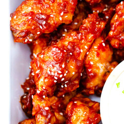 Spicy Korean Chicken Wings