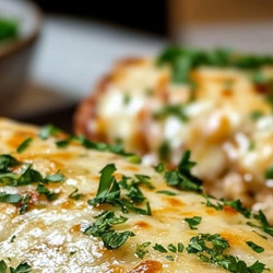 Garlic Parmesan Chicken Meatloaf