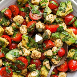 Avocado Caprese Salad