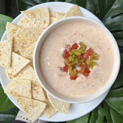 High Protein Queso Dip