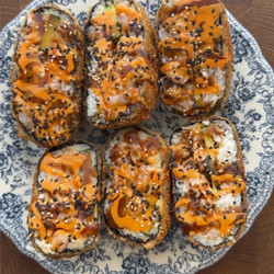 Crispy Bang Bang Sushi Burger