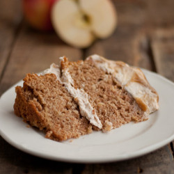 Fresh Apple Cake With Cinnamon Whipped Frosting