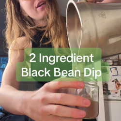 2 Ingredient Spicy Black Bean Dip