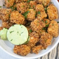 Crispy Fried Salmon Nuggets