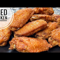 Crispy Garlic Chicken Wings